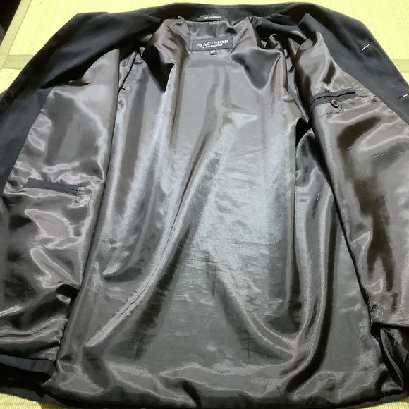 Mac Mor Men's Private Collection Black Poly Suede Shirt Jacket Size Medium - Picture 7 of 7